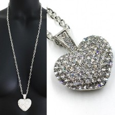 Set XXL Lang Kette + Herz Pik