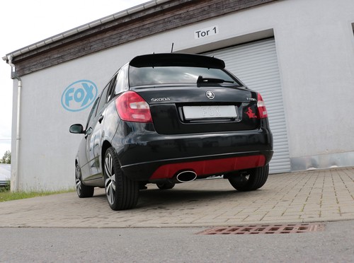 Fox edelstahl sportauspuff - edelstahl,