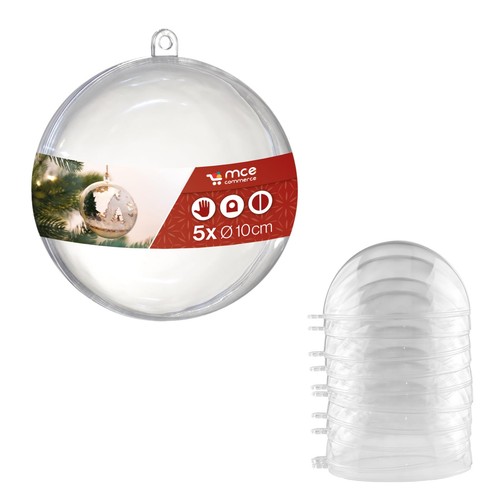 Acryl weihnachtskugel ø10cm - acryl,