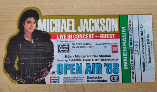 Konzertkarte michael jackson - michael,