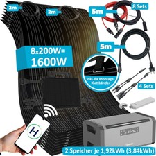Balkonkraftwerk 1600 Watt mit
