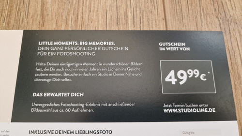 Studioline gutschein - studioline,