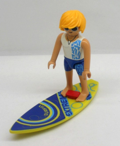 Surfer mit surfbrett summer - surfbrett,