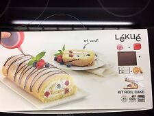 Lekue Set Biskuitrollen Backmatte +Schaber+DecoPen Neu Silikonform w. Tupperware