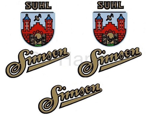Sr1 aufkleber suhler wappen - 2x,