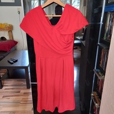 Kleid, Rot, Korallen Rot