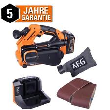 AEG 18V Akku-Bandschleifer BHBS18-75BL Set Brushless Schleifmaschine Schleifer