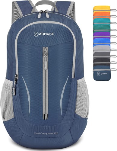 Marineblau faltbarer rucksack - marineblau,