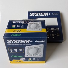 Badlüfter Abluftventilator mit Kugellager Ø100 Weiß Mit Abdeckung