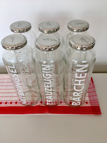 Große glasflaschen mit - große,