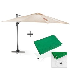 Ampelschirm Sonnenschirm ecru