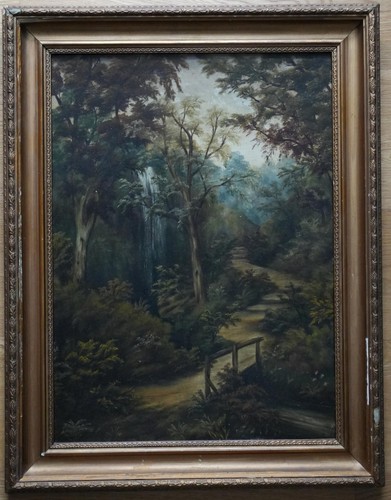 Gemälde landschaft wasserfall - gemÄlde,