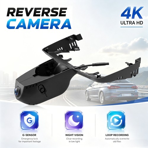 Front dashcam for bmw - front, 4k