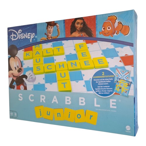 Mattel scrabble junior - scrabble, disney