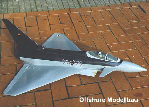 Eurofighter 860mm bauplan rc - bauplan,