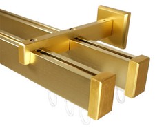 Gardinenstangen eckig