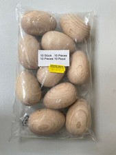 Holz-Eier 60/40 mm, 10 Stück
