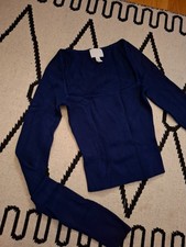 NEUW. H&M Crop-Pullover 34/36/XS langarmshirt clean blog hippie boho goa öko zar