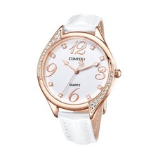 Damen Armbanduhr Strass Analog
