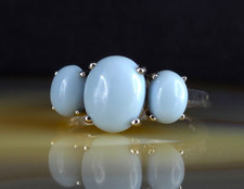 Ring Silber 925 Achat blau