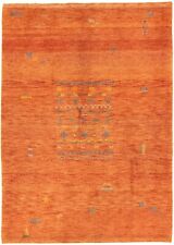 Indo Teppich Handgeknüpfter Gabbeh 197 cm x 136 cm Nr : 2596-27