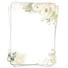 Blatt briefpapier mit - briefpapier, a4