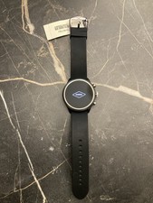 Neu!! Fossil Uhr Smartwatch Sport Schwarz Silikon Bluetooth GPS Fitness Tracker