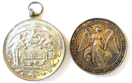 Hamburg medaillen 1889 zu - hamburg,,