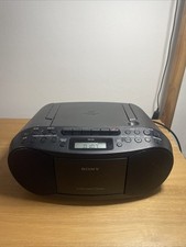 Sony CFD S70 Radio CD Player MP3 Kassetten Player Black