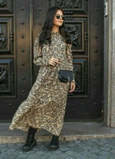 Zara Kleid Maxikleid Schlange