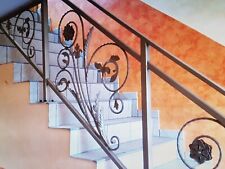 Treppen Geländer Schmiedeeisen wunderschön NP 2700€