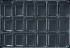 E-NORMpro Montagekoffer leer 18 Fächer