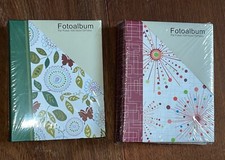 2 x  Fotoalben / Einsteckalben - für 72 Fotos 10x15cm, originalverpackt