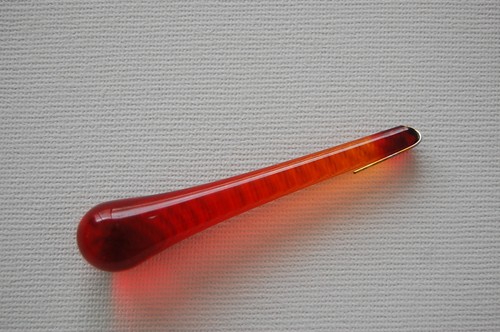 Murano glas tropfen rot - glas,