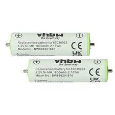 2x Akku für Braun 5743 5742