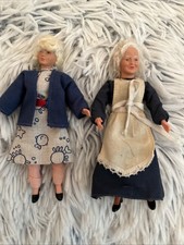 Nostalgische Puppenhaus Püppchen! Großmutter und Erwachsene!