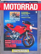 Motorrad - 4/1989 - Roter Traum: Gilera Saturno - Suzuki GS 500E - Honda CB 450S