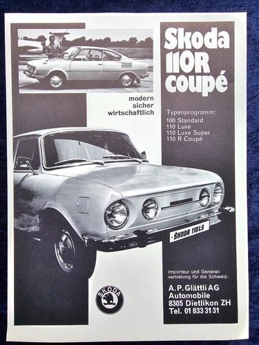 Skoda 110 coupe originale - coupe,,