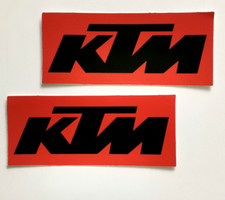 KTM Aufkleber Sticker 2er Set, Autotuning Motorsport Biker Racing Tuning Decal