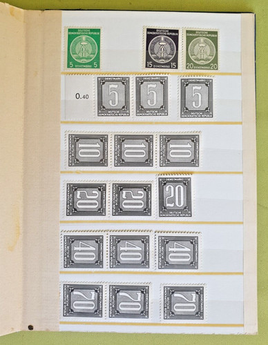 Konvolut ddr briefmarken - konvolut,