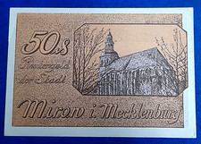 Mirow reutergeld notgeld - notgeld, 50
