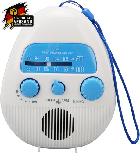 Wasserdichtes badezimmerradio - wasserdichtes,