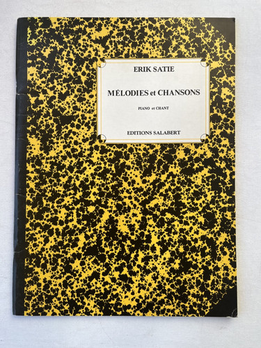 Noten satie melodies et - noten.,