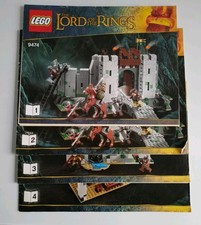 Lego® nur Bauanleitung von 9474 Herr der Ringe Set Helms Klamm