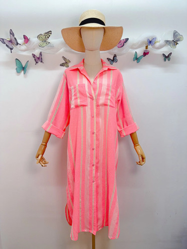 Hemdkleid baumwolle - hemdkleid,