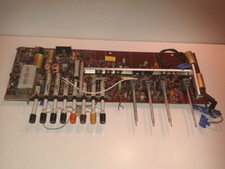 Platine mit Potis, Drehko, Druckknöpfen etc. aus Braun Receiver CEV 520