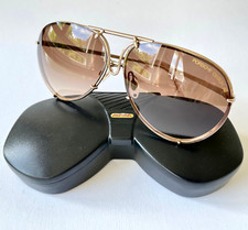 vintage PORSCHE DESIGN 5621A by Carrera gold sunglasses MEDIUM pilot 5623