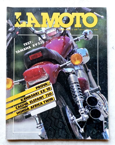 Rivista moto yahama - moto, xv