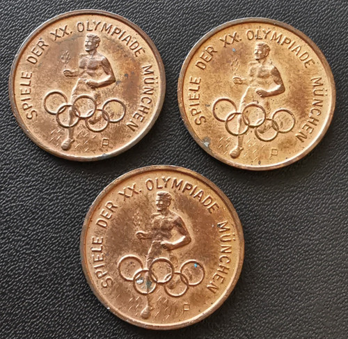 Medaille 1972 münchen ruft - medaille,