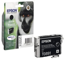 2 Original Black Epson T0891 Druckerpatronen schwarz für STYLUS S21 S 21